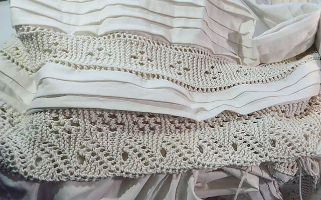 Four 1892 Victorian Laces