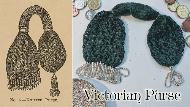 1892 Victorian Misers Purse