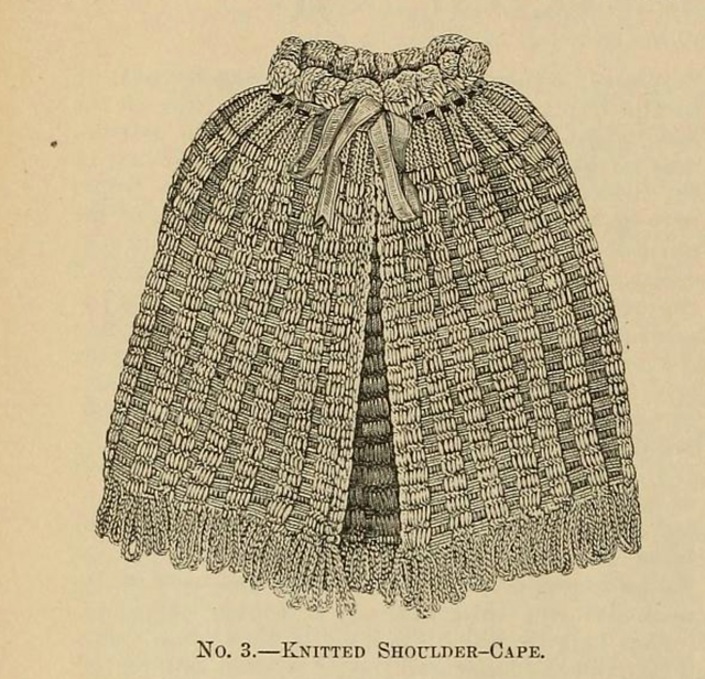 1892 Victorian Shoulder Cape